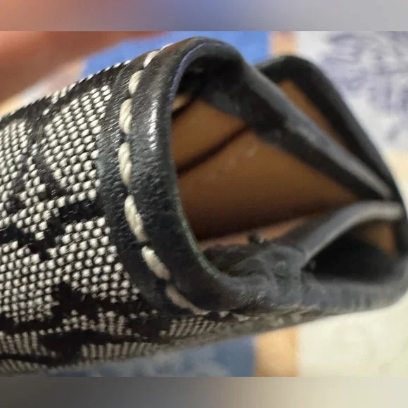 Coach Monogram Black and Gray Tri-fold Wallet - Picture 2 of 8